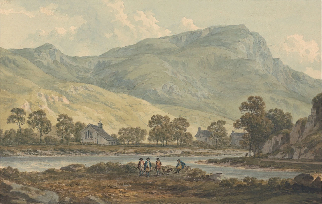 Il Priorato di Beddgelert, Caernarvonshire - Yale Center, New Haven